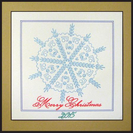 Christmas Snowflake Sketch Pen