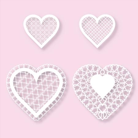 Lattice Heart Embellishments