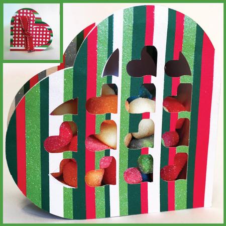 Heart Party Favor Box - Valentine