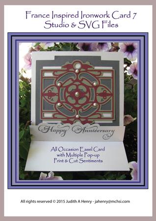 France Inspired Ironwork Card 7