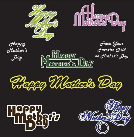 Mothers Day Word Art
