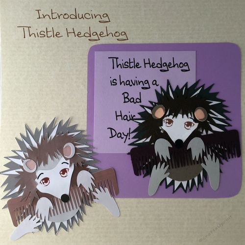 Thistle Hedgehogs Bad hair Day