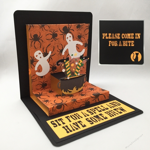 Halloween Witches Pop Up Card