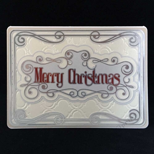 Merry Christmas Word Card