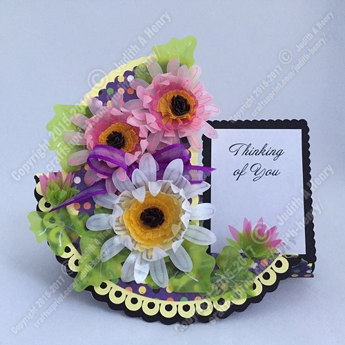 Rocker Step Card with Gerber Daisies