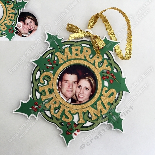 Merry Christmas Picture Ornament