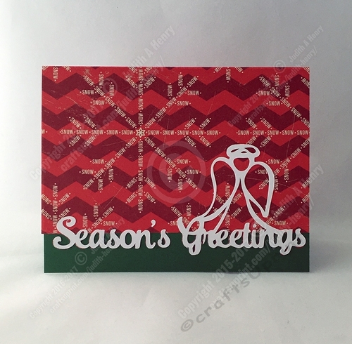 Christmas Seasons Greetings - Over The Edge Words