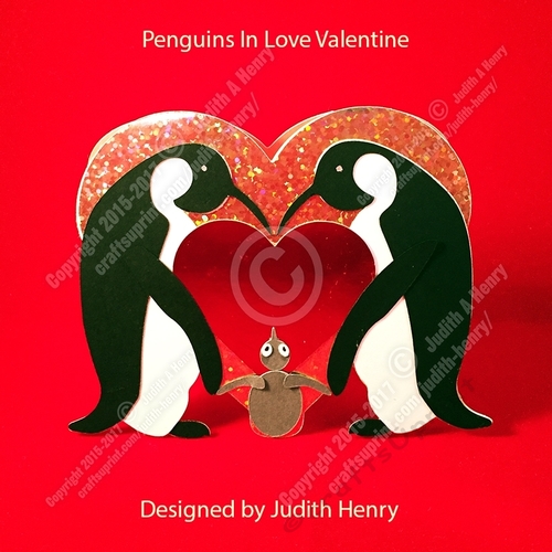 Penguins In Love Valentines