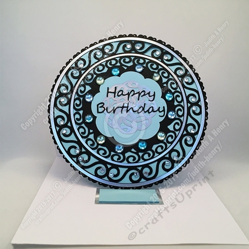 Lacey Easel Card - All Occasions 