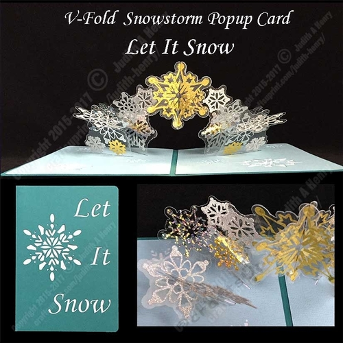 Snowstorm Pop Up Card