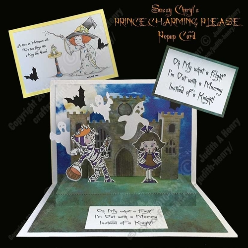 Halloween Prince Charming Pop Up Card