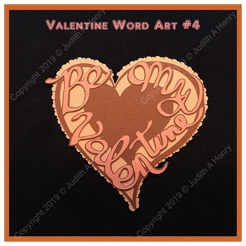 Valentine Word Art #4
