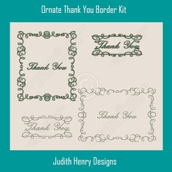 Ornate Thank You Border Kit