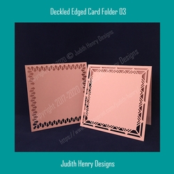 Deckle Edged Card Folder #03