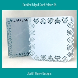 Deckled Edged Card Folder #04