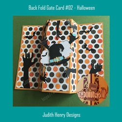 Back Fold Gate Card #02 - Halloween