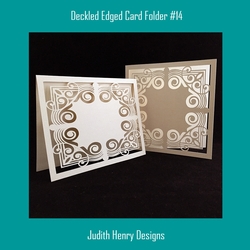 Deckled Edged Card Folder #14