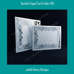 Deckled Edged Card Folder #15