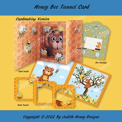 Honey Bear Tunnel Card