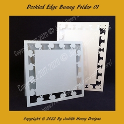 Deckled Edge Bunny Folder 01