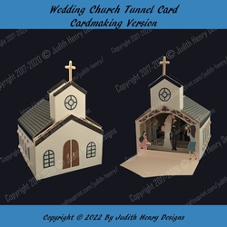 Wedding Church Tunnel Card - Cardmaking
