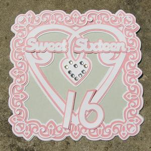 Sweet Sixteen Birthday Topper
