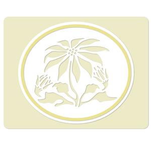 Poinsettia Floral Card