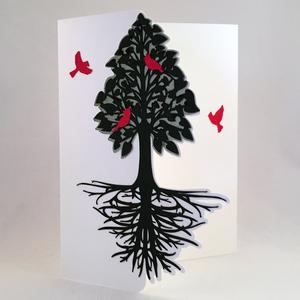 Seasonal Tree Silhouette