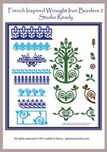 French Inspired Wrought Iron Border 2
