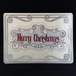 Merry Christmas Word Card