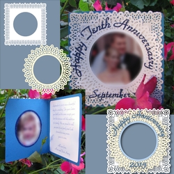 Multi Framed Anniversary Card