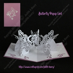 Image of cup885891_2228 - Butterfly Pop Up Card
