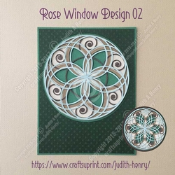 Rose Window Design 02 - Multi Layer Design