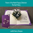 April Daisy Birthday Pop Up Card