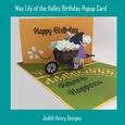 May Lily Of The Valley Birthday Pop Up Card