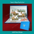 Santas Village Pop Up Card