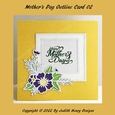 Mothers Day outline card 02