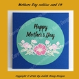 Mothers Day outline card 04