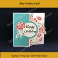 Rose Outline Card