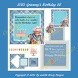 2023 Elderly Female Birthday 02 Card