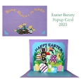 Easter Bunny Popup Card 2025