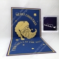Sassy Cheryl - Half Moon Santa Christmas Pop Up Card