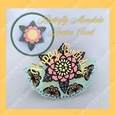 Butterfly Mandala Rocker Card