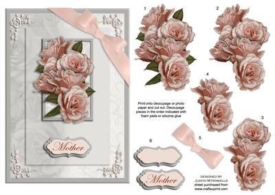 Roses for Mother in Silver