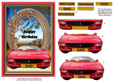 Birthday Red Car