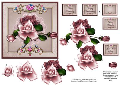 Roses on a Jewelled Frame
