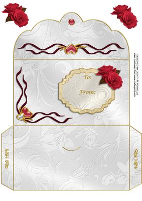Hearts and Roses Money Wallet