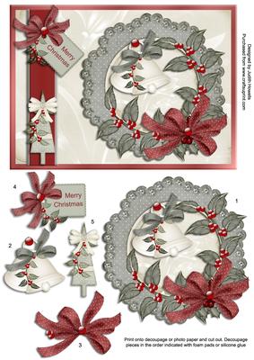 Christmas Bells and Wreath