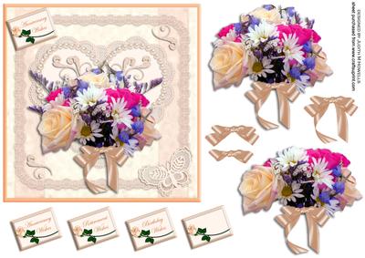 Peach Floral Bouquet