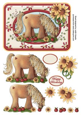 Little Pony Rounded Card Front